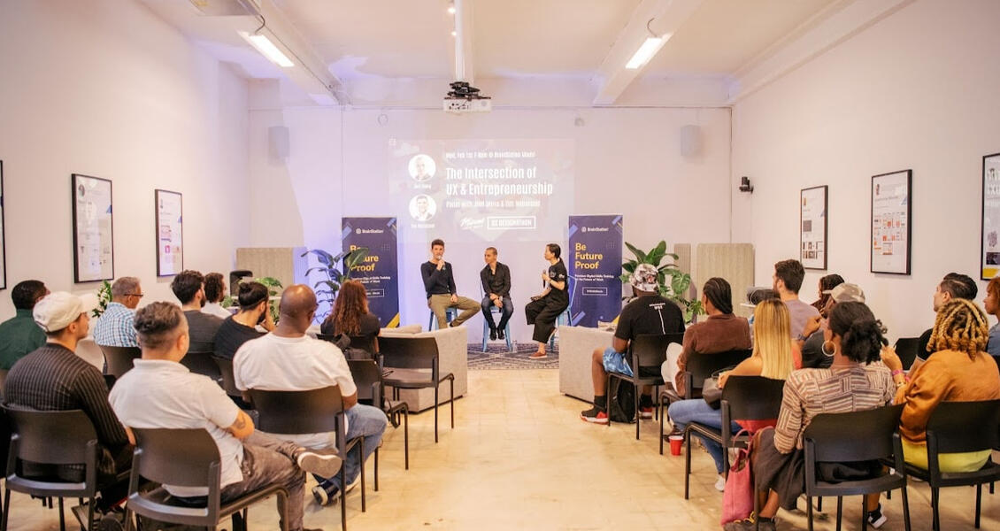 Intersection of UX &amp; Entrepreneurship Talk